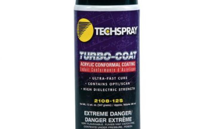 Techspray 2108-12S Turbo Coat Conformal Coating Rapid Drying