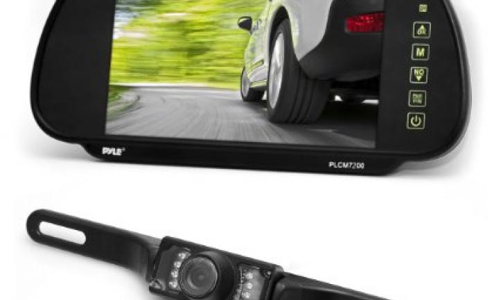 Pyle PLCM7200 Backup Camera & Rearview Monitor Parking Reverse System