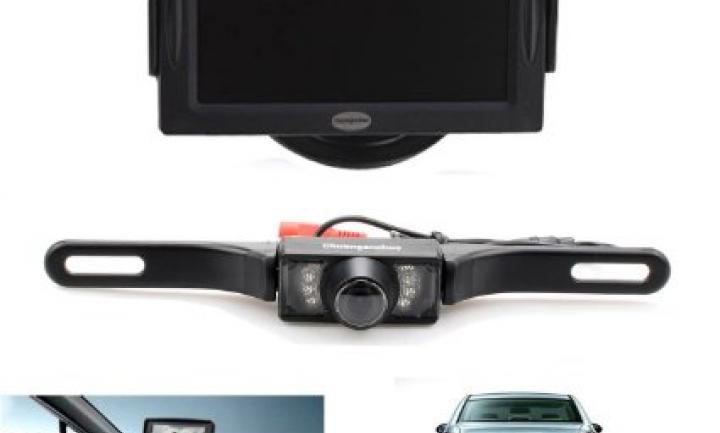 Universal Waterproof Rear-view License Plate Car Rear Backup Camera
