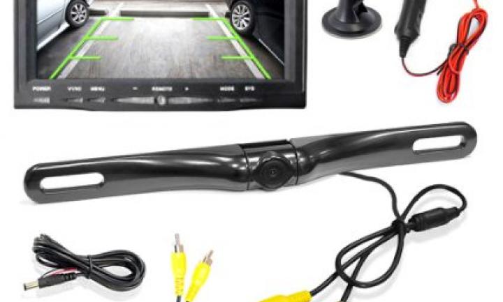 Pyle PLCM7500 Car Vehicle Backup Camera & Monitor Parking Assistance System