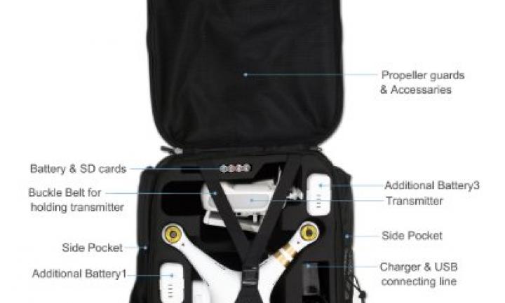 Koozam Backpack Bag Extra Light Case for DJI Quadcopter Drones Koozam Backpack Bag Extra Light Case for DJI Quadcopter Drones