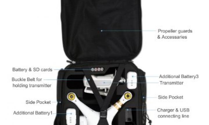 Koozam Backpack Bag Extra Light Case for DJI Quadcopter Drones 