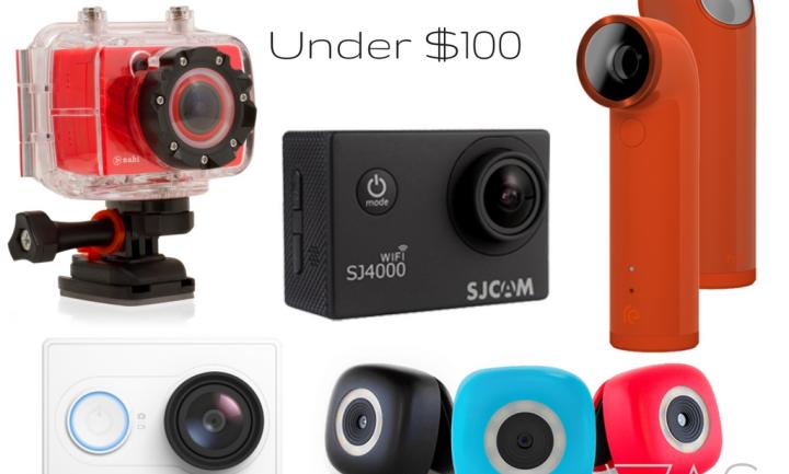 Under $100 GoPro alternative action cameras