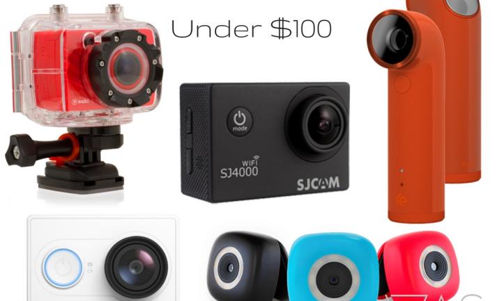 Under $100 GoPro alternative action cameras Under $100 GoPro alternative action cameras