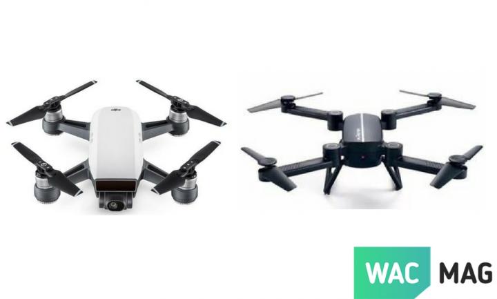 DJI Spark Drone Vs. JIE-STAR X8TW Foldable Drone DJI Spark Drone Vs. JIE-STAR X8TW Foldable Drone