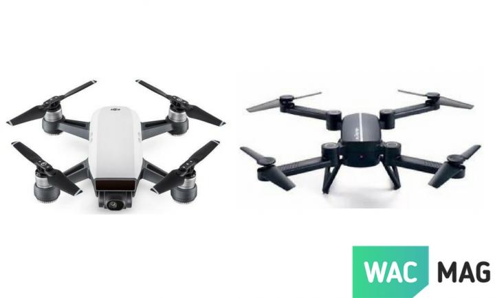 DJI Spark Drone Vs. JIE-STAR X8TW Foldable Drone