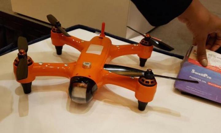Swellpro Releases New Waterproof Drone At CES 2017 - Freefly Pro FPV Drone