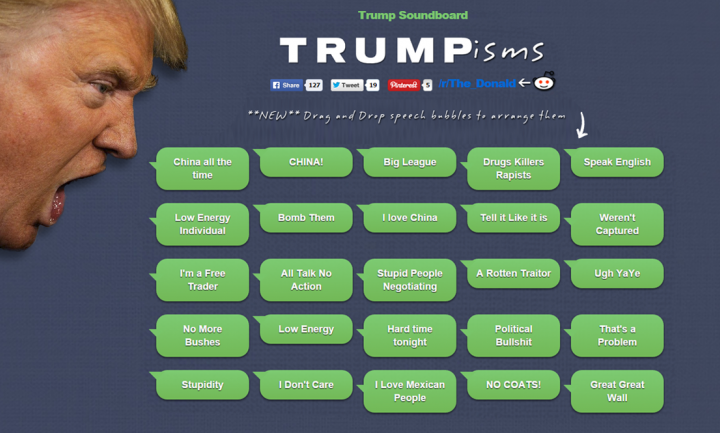 Trump Quotes Soundboard