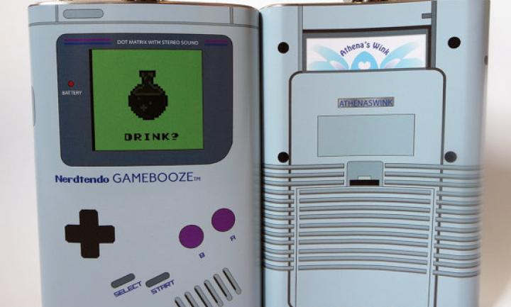 Gameboy Flask: The Nerdy Way To Drink  