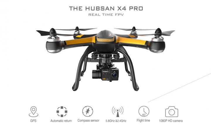 The Hubsan X4 H109S Pro Quadcopter Features Overview