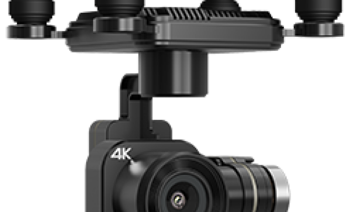 A drone with a 4K camera