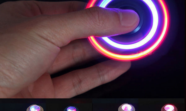 Metal Aluminum EDC LED Hand Spinner