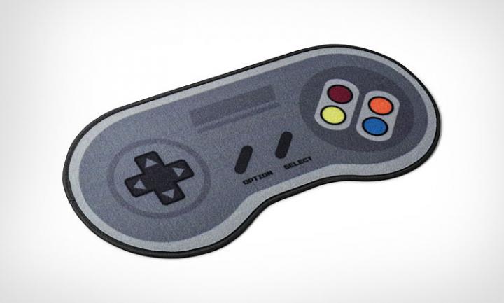 Super Nintendo Controller Door Mat: Wipe Your Feet On A Super Nintendo Controller Rug 