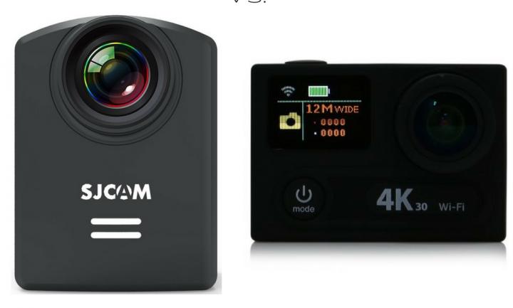 SJCAM M20 Action Camera Vs. EKEN H8R Action Camera SJCAM M20 Action Camera Vs. EKEN H8R Action Camera