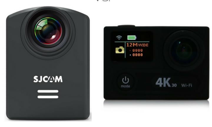 SJCAM M20 Action Camera Vs. EKEN H8R Action Camera