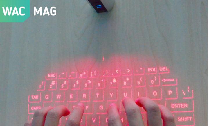 Meet The Futuristic Multimedia Laser Keyboard