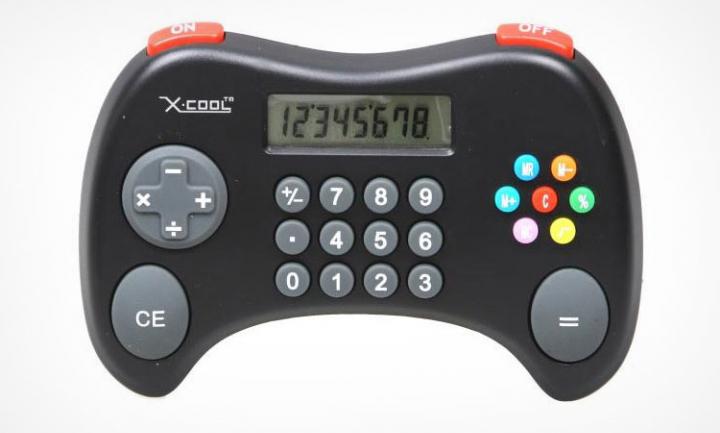 Game Controller Shaped Calculator: Do Your Calculations In Style 