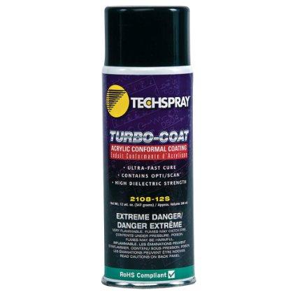 Techspray 2108-12S Turbo Coat Conformal Coating Rapid Drying