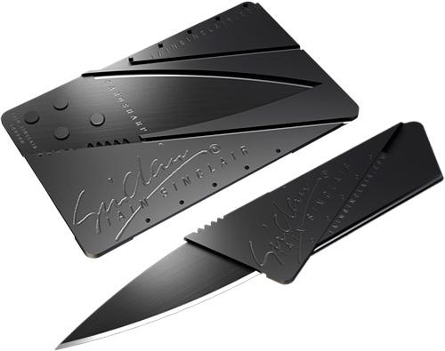 Credit Card Sized Folding Knife: Keep A Knife In Your Wallet Credit Card Sized Folding Knife: Keep A Knife In Your Wallet