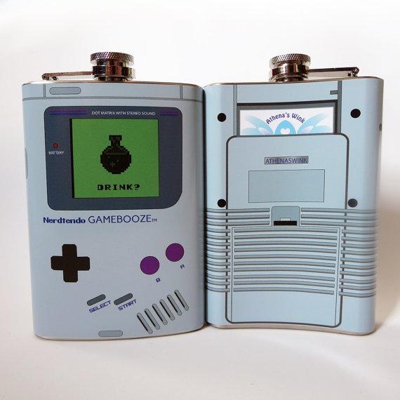 Gameboy Flask: The Nerdy Way To Drink  