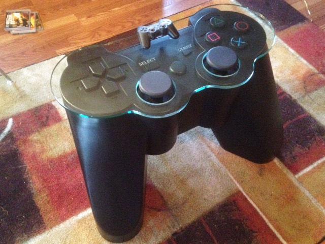 Giant Playstation 3 Controller Coffee Table: Keep Your Coffee On A PS3 Controller Replica
