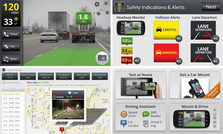 iOnRoad Augmented Driving - Safer driving