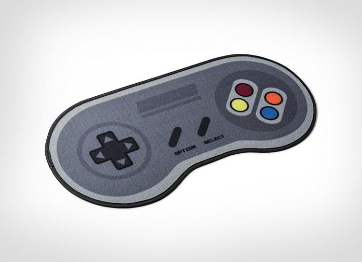 Super Nintendo Controller Door Mat: Wipe Your Feet On A Super Nintendo Controller Rug 