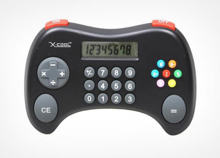 Game Controller Shaped Calculator: Do Your Calculations In Style 