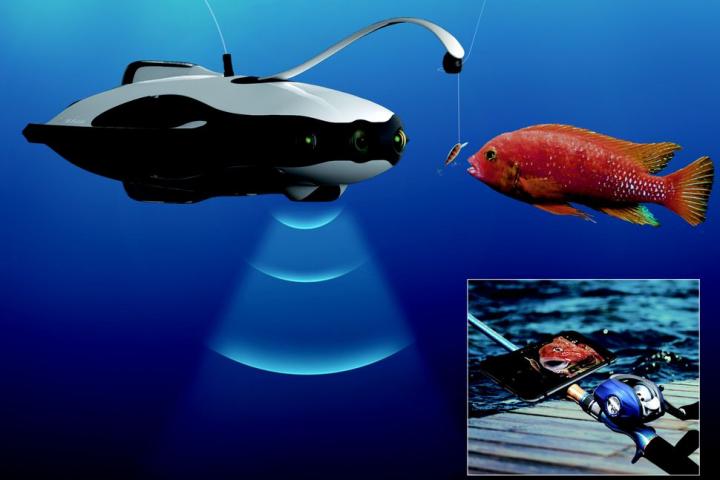 PowerRay A Fishing Helper Drone Robot 