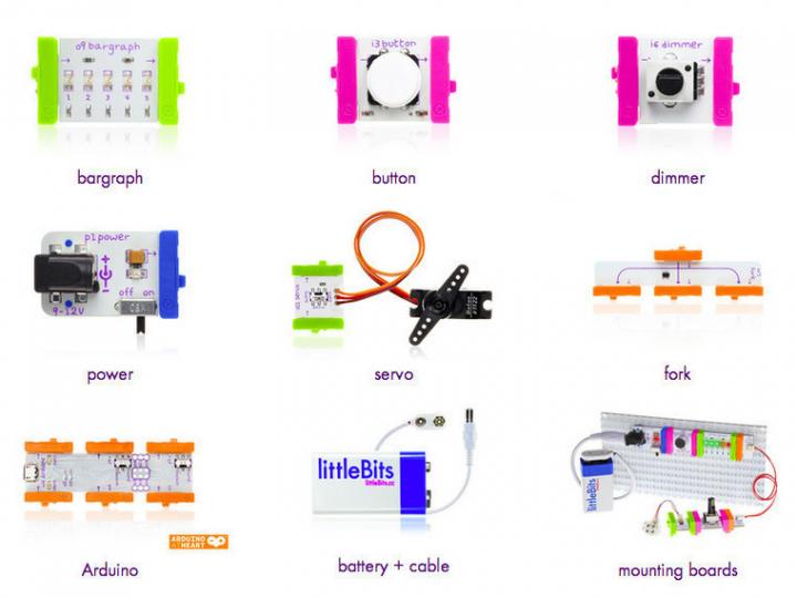 littlebits arduino coding kit components