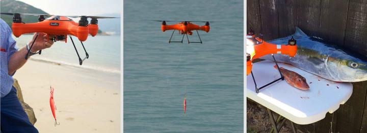 splash drone for fishing