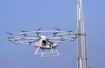 Volocopter Unmanned Drone Taxi Takes Its First Flight In Dubai
